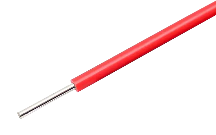 Czerwony przewód z pełnym rdzeniem 22AWG do breadboardów na metr