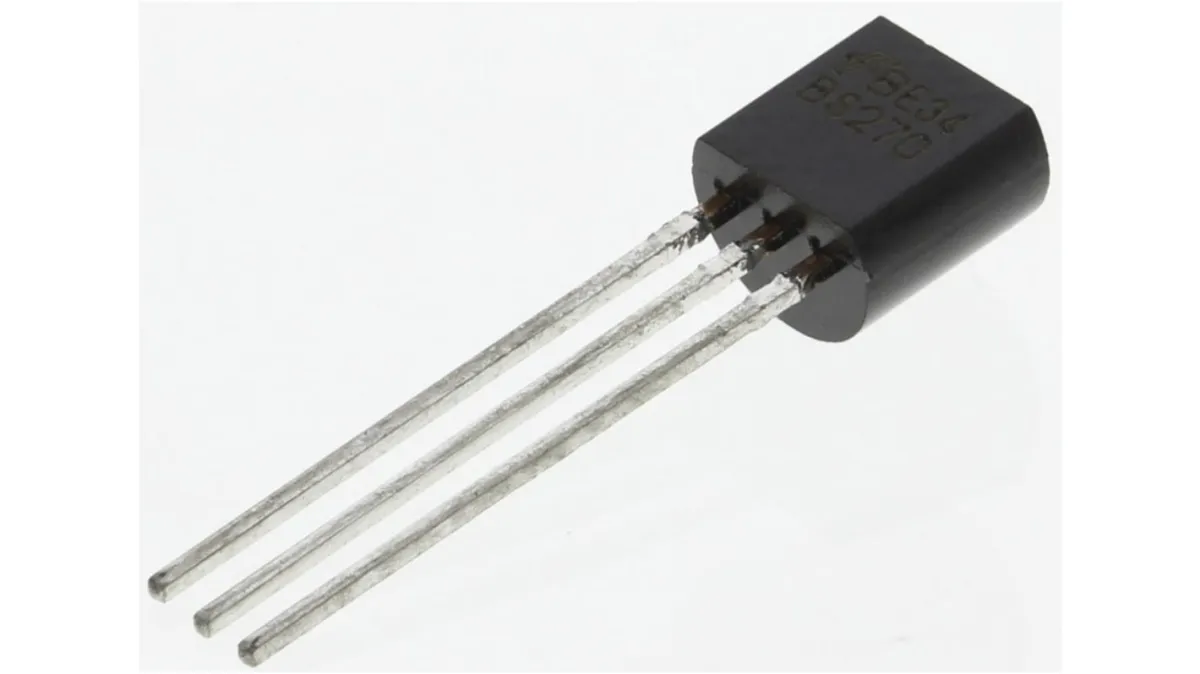 BS170 N-kanałowy MOSFET TO-92