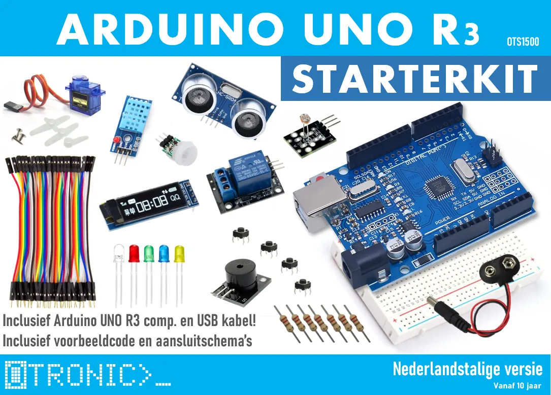 Arduino Starterkit UNO R3 w języku niderlandzkim z darmowym ChatGPT