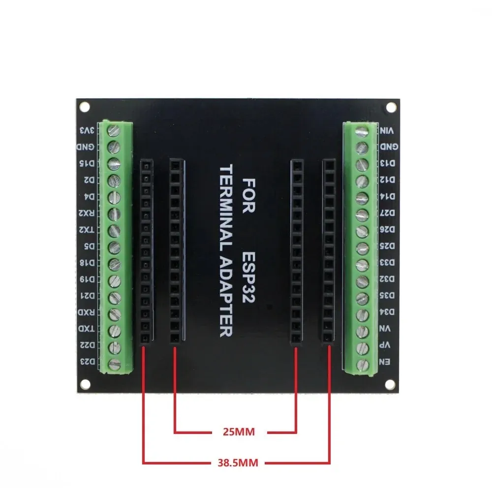 Płytka breakout do ESP32 Devkit V1 ze złączami śrubowymi