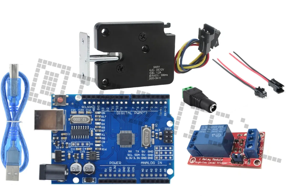Starter Kit do Arduino Uno R3 z blokadą 5V, modułem przekaźnika, gniazdem DC i 2-pinowym pigtail