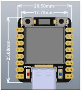 Płytka deweloperska ESP32-C3 z mini wyświetlaczem OLED 0.42 cala midi – 5