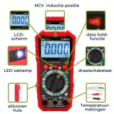Velleman cyfrowy multimetr CAT III 600V – 2