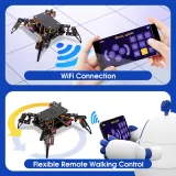 ACEBOTT Quadruped Bioniczny Robot Pająk Kit ESP8266 z Arduino IDE i ACECode (Scratch) – 3
