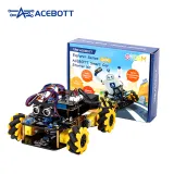 ACEBOTT ESP32 Robotyczny samochód z napędem 4x4 na kołach mecanum | Do samodzielnego montażu | STEM – 1