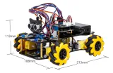 ACEBOTT ESP32 Robotyczny samochód z napędem 4x4 na kołach mecanum | Do samodzielnego montażu | STEM – 2