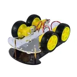 Podwozie z 4 kołami i 4 silnikami TT, baza robota DIY – 2