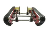 Gąsienicowy robot czołgowy  Podwozie z 2 silnikami – 4
