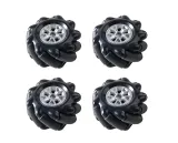 Koło Mecanum / Koło omnidirectional - 60MM-K czarne, zestaw 4 – 1