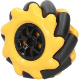 Koło Mecanum / Koło omnidirectional - 60MM-K żółte - zestaw 4 – 1