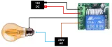 Bezprzewodowy programowalny moduł przekaźnikowy z pilotem (4 przyciski) - 12V 433Mhz RF – 2