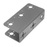 Uchwyt serwa do m.in. ramienia robota / robota humanoidalnego - U, czarny, aluminium – 6