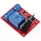 Bezprzewodowy moduł przekaźnikowy z pilotem - 12V, 1 kanał, 433Mhz RF – 3