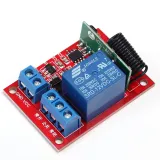 Bezprzewodowy moduł przekaźnikowy z pilotem - 12V, 1 kanał, 433Mhz RF – 5