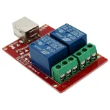 USB PC 2-kanałowy przekaźnik 5V – 4