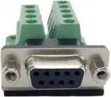 Adapter żeński DB9 D-SUB RS232 szeregowy na zaciski śrubowe – 1