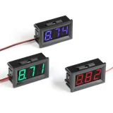 Woltomierz 3.5-30V - Czerwony, 0.56inch, 2 przewody. – 3