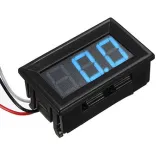 Woltomierz 0-100V - Niebieski, 0.56 inch, 3 przewody – 1