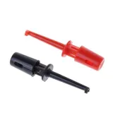 Mini testclip z sprężynowym haczykiem do PCB SMD IC  43mm  - Czerwony – 3