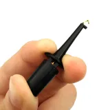 Mini testclip z sprężynowym haczykiem do PCB SMD IC  43mm  - Czarny – 2