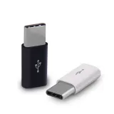 Adapter USB-C męski na Micro-USB żeński biały – 3