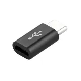 Adapter USB-C męski na Micro-USB żeński - czarny – 1