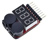 Tester LIPO z alarmem buzzer 1S do 8S – 1
