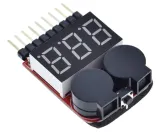 Tester LIPO z alarmem buzzer 1S do 8S – 2