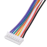 8 Pins Connector/Terminal przewód, 1-stronny - male, 26AWG 20cm, XH2.54mm – 2