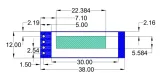 Mini OLED display biały 0.91 inch 128x32 I2C – 4