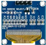 Mini OLED display  niebieski 0.96 inch 128x64 I2C – 2