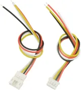 Zestaw złączy pigtail Micro JST PH 4 piny męski żeński – 2