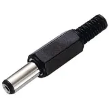 Złącze zasilania DC / wtyk beczkowy / Barrel Jack męski 5,5 x 2,1 mm – 1