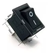 Mini przełącznik kołyskowy WŁ./WYŁ. KCD11 250V 3A – 2