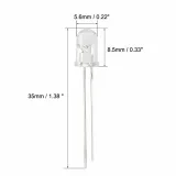 Dioda emiterowa podczerwieni 1.2V 5mm 940nm – 2