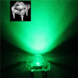 5mm Super Flux Piranha 4pin LED - Czysta zieleń – 2