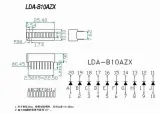 10-segmentowy biały pasek LED – 2
