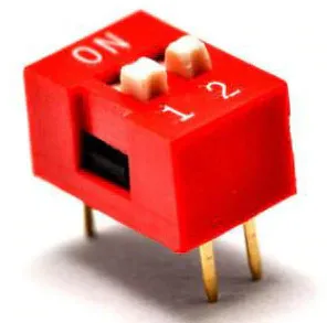 2-pinowy przełącznik DIP 2,54 mm