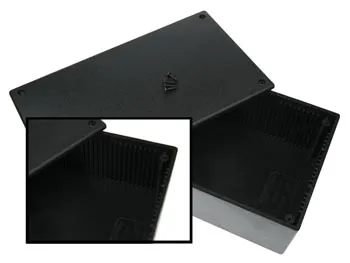 Obudowa plastikowa - czarna 200 x 110 x 65 mm