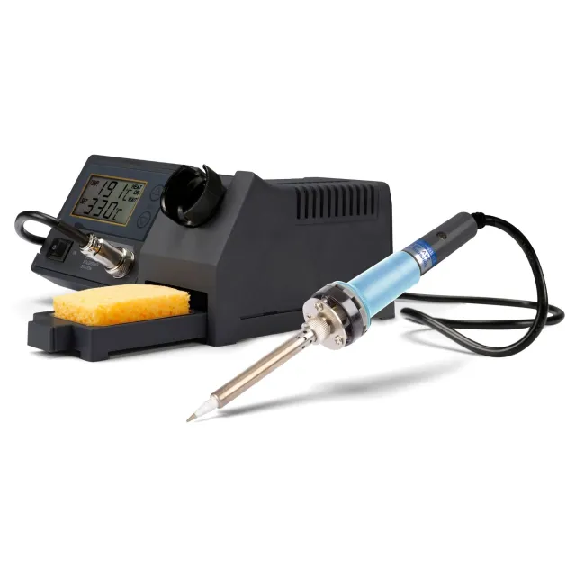 Stacja lutownicza Velleman 48W z wyświetlaczem LCD, regulacja 150-450 °C