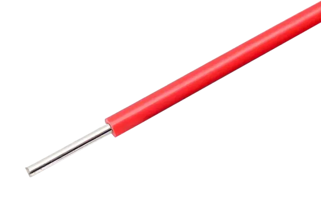 Czerwony przewód z pełnym rdzeniem 22AWG do breadboardów na metr
