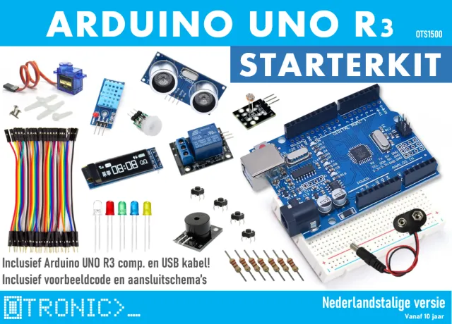 Arduino Starterkit UNO R3 w języku niderlandzkim z darmowym ChatGPT