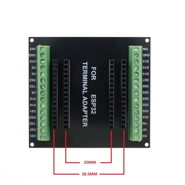 Płytka breakout do ESP32 Devkit V1 ze złączami śrubowymi