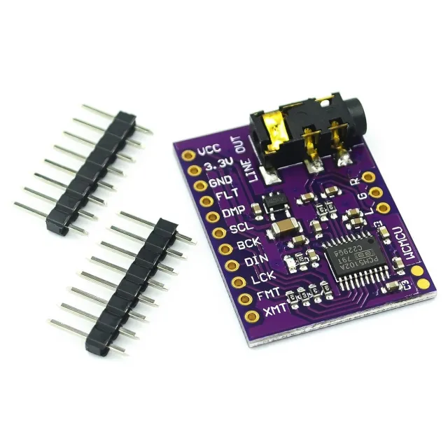 WCMCU-5102 moduł stereo DAC przetwornik cyfrowo-analogowy