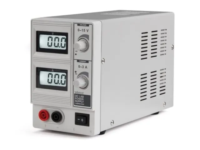 Velleman Zasilacz laboratoryjny, regulowany, 0-15 VDC/0-3 A. LABPS1503