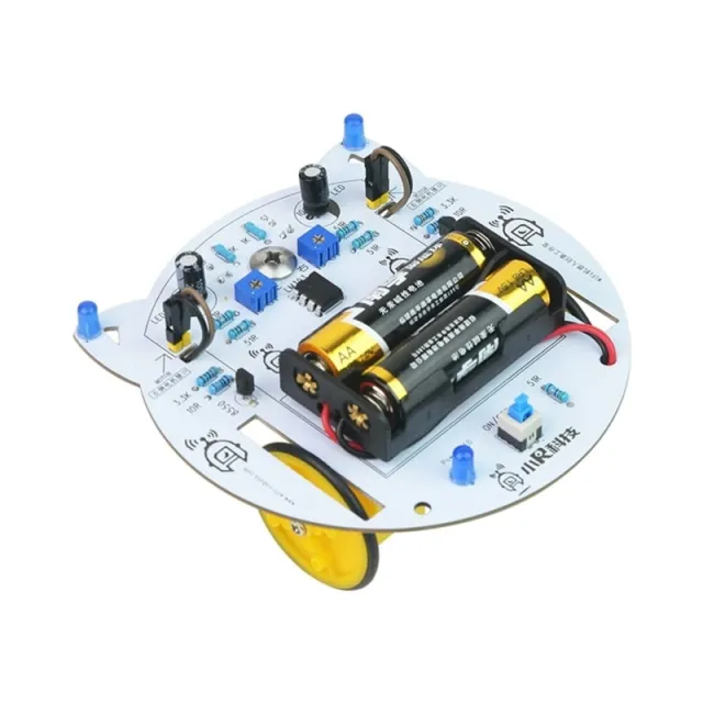 Mini robot kot podążający za linią -  Edukacyjny dla dzieci i studentów (STEM)