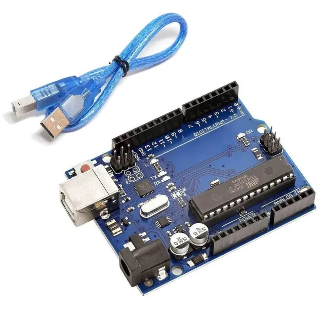 Arduino UNO R3 DIP Compatible z wymiennym chipem incl. USB kabel