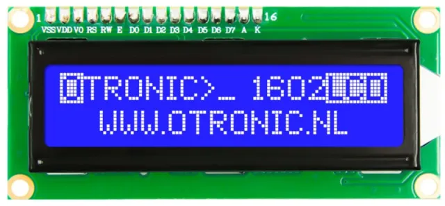 1602 LCD  niebieskie podświetlenie 5V