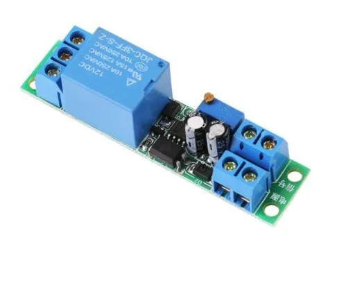 12V regulowany moduł przekaźnika z opóźnieniem czasowym