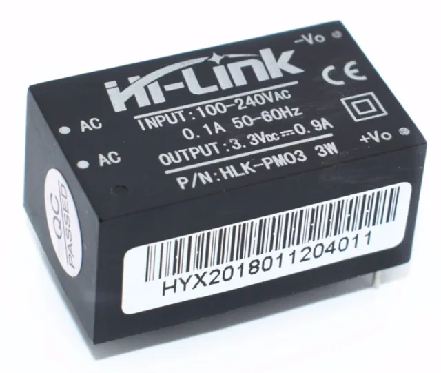 Moduł konwertera 220VAC na 3,3VDC 1A HLK-PM03